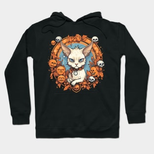 Devon Rex Cat Cat Halloween, Cat Lover Hoodie